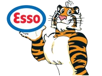 "Esso Tiger" 19 x 17 cm (medium)